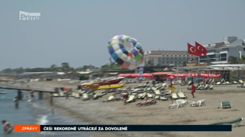 26. 4. 2018 ZPRÁVY: ČEŠI REKORDNĚ UTRÁCEJÍ ZA DOVOLENÉ